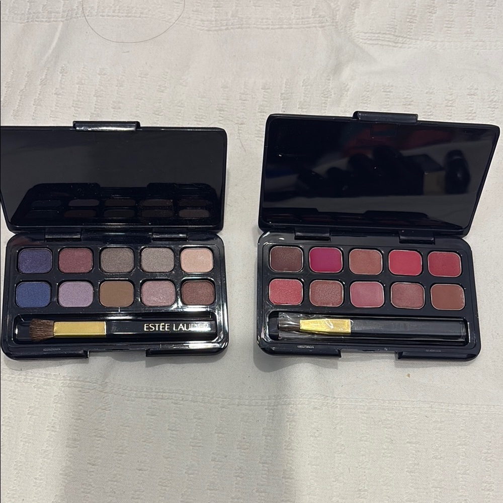 With FREE BAG! Estee Lauder Purple and Pink Eyeshadow and lipstick Palette 6pcs